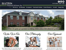 Tablet Screenshot of batesfinancialadvisors.com